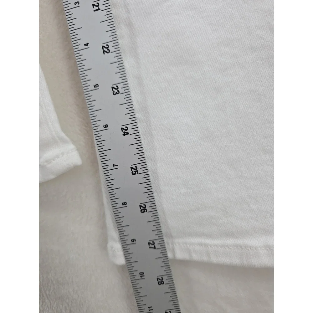 NWT Madewell The Emmy Wide Leg Jeans Women's 26S White High Rise Wide Leg Denim